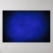 Koninklijke Blauw en Zwarte Achtergronden Poster (Voorkant)