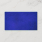 Koninklijke Blauw en Zwarte Achtergronden Visitekaartje (Achterkant)