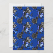  Koninklijke Blauwe Eigenaar Gothic Engagement Par Kaart (Achterkant)