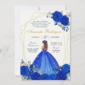 Koninklijke Blauwe en Gouden Koninklijke Kroon Mex Kaart (Voorkant)