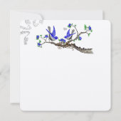  koninklijke blauwe en grijze weddenschappen kaart (Achterkant)