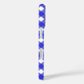 Koninklijke blauwe gingham Case-Mate iPhone case (Achterkant / Rechts)