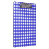 Koninklijke blauwe gingham klembord (Rechts)