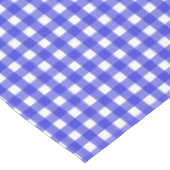 Koninklijke blauwe gingham tafelkleed (Gekanteld)