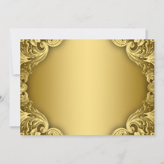 Koninklijke Blauwe Gouden Prins Kroondoop Kaart (Achterkant)