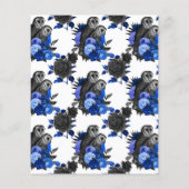  koninklijke blauwe koninklijke bruinvissen Gothic Flyer (Achterkant)