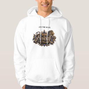 Koninklijke Blauwe Leeuw Luxe Wapen Hoodie