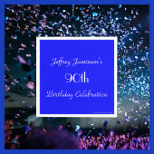 Koninklijke Blauwe Papieren Servetten, 90ste Verja Servet