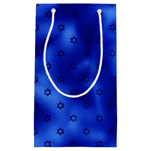 Koninklijke Blauwe Ster van David Hanukkah Klein Cadeauzakje (Voorkant)