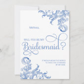 Koninklijke Blauwe Vlaanderen... ben je mijn Bride Kaart (Voorkant)