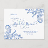 Koninklijke Blauwe Vlaanderen... zal je mijn vrien Uitnodiging Briefkaart (Voorkant)