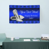 Koninklijke Blauwe Zilver Hooghiel Voetdag Spandoek (Beurs)