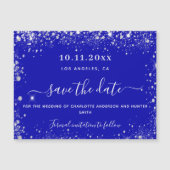 Koninklijke blauwe zilveren bruiloft met uitzonder (Voorkant)