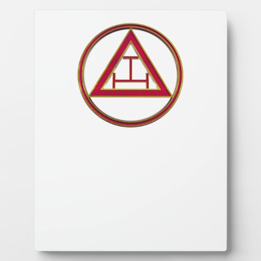 Koninklijke Boog Drievoudige Tau Fotoplaat (Voorkant)