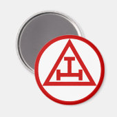Koninklijke Boog Vrijmetselaars Magneet (Voorkant / Achterkant)