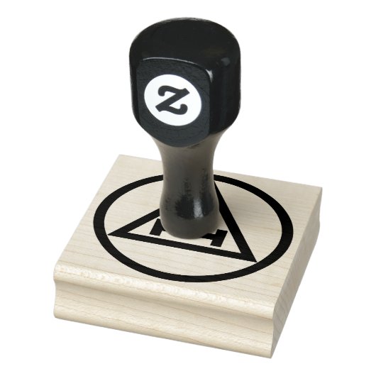 Koninklijke Boog Vrijmetselarij Vierkant Kompas Vr Rubberstempel (Stempel)