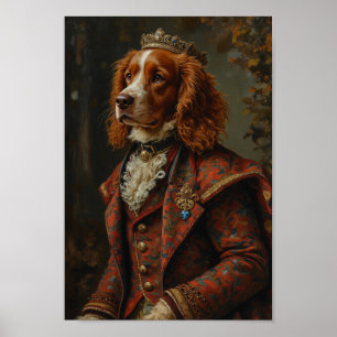 Koninklijke Bretagne Spaniel Portret Poster