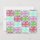 Koninklijke Britse gepersonaliseerde platte kaarte Notitiekaartje (Achterkant)