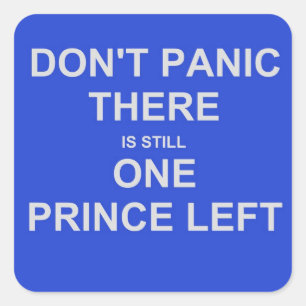 Koninklijke bruiloft - 29 april 2011 - Harry Vierkante Sticker