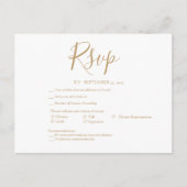 Koninklijke bruiloft bordeaux minimalistisch antwo briefkaart (Voorkant)