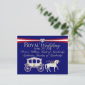 Koninklijke bruiloft en hertog van Cambridge Postc Briefkaart (Staand voorkant)