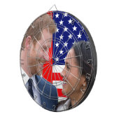 Koninklijke bruiloft Harry en Meghan Dartbord (Voorkant Rechts)