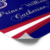 Koninklijke bruiloft hertog en hertogin van Cambri Poster (Hoek)