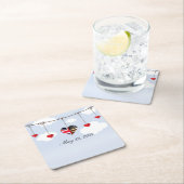 Koninklijke bruiloft kartonnen onderzetters (Insitu)