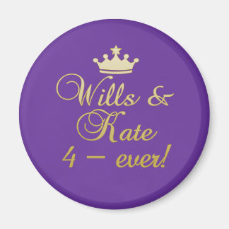 Koninklijke Bruiloft Magneten voor Feestgunsten