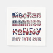 Koninklijke bruiloft Megan Markle Prince Harry 19  Servet (Voorkant)