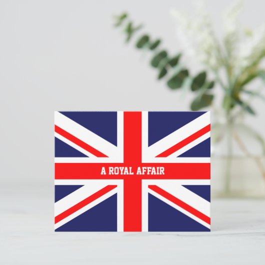 Koninklijke bruiloft Prins William Kate Middleton Kaart (Staand voorkant)