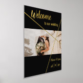 koninklijke bruiloft welkom echte folie teken folie afdrukken (Laagn)