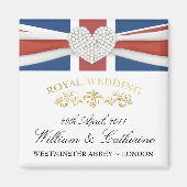 Koninklijke bruiloft - William & Kate Keepsake Mag Magneet (Voorkant)