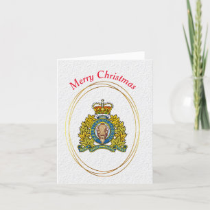 Koninklijke Canadese Logo kerstkaart voor politie Kaart