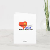 Koninklijke Canadese politiedag met Logo Kaart (Achterkant)