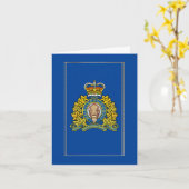 Koninklijke Canadese politiedag met Logo Kaart (Gele Bloem)