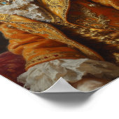 Koninklijke Cavalier King Charles Spaniel Portret Poster (Hoek)