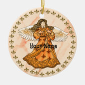 Koninklijke Christelijke engel Keramisch Ornament (Voorkant)