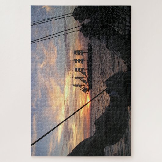 Koninklijke Clipper tegen de zon Legpuzzel (Verticaal)