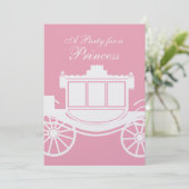 Koninklijke Coach / Verjaardagsfeest Kaart (Staand voorkant)