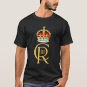 Koninklijke code voor koning Karel III T-shirt (Voorkant)