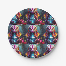 koninklijke draak papieren bordje