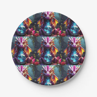 koninklijke draak papieren bordje