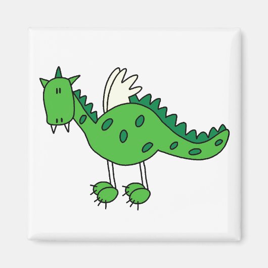 Koninklijke Drakenmagneet Magneet (Voorkant)