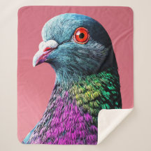 Koninklijke Duif Majesteit Levensechte Vogelportre