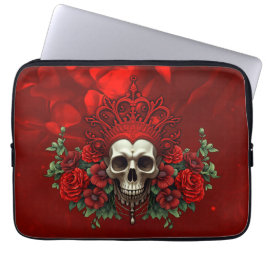 Koninklijke duisternis, een gotisch hart en schede laptop sleeve