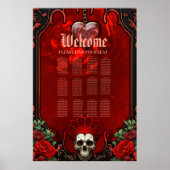 Koninklijke duisternis, een gotisch hart en schede poster (Voorkant)