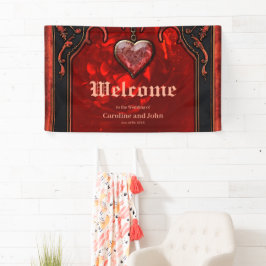Koninklijke duisternis, een gotisch hart en schede spandoek