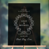 Koninklijke, elegante, "Best-Day-Ever" bruiloft Acryl Bord (Neutraal)