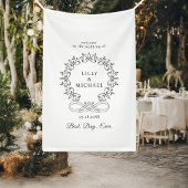 Koninklijke, elegante, "Best-Day-Ever" bruiloft Spandoek
